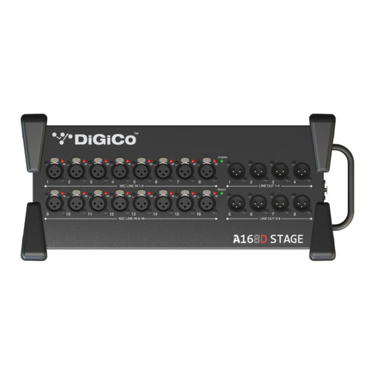 DiGiCo A168D Dante Stage Box
