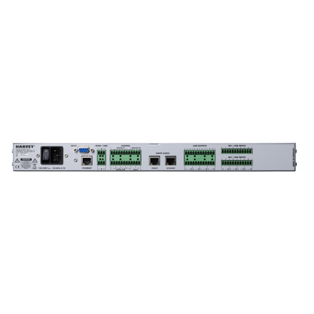 DSPECIALISTS HARVEY Pro 8x8-DA Audio & Media Control Matrix