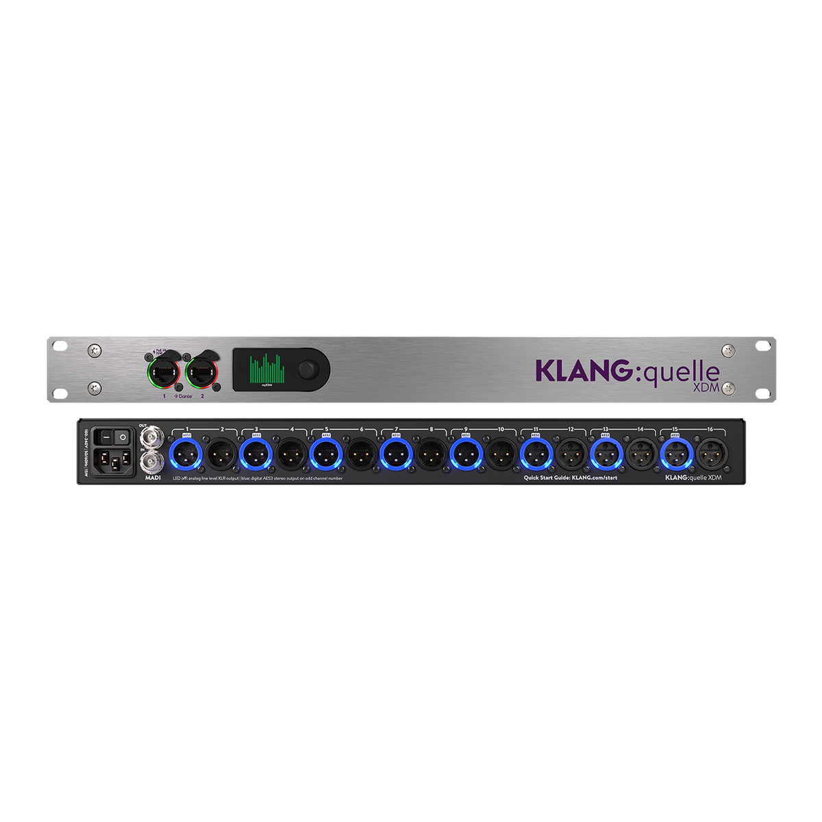 KLANG:quelle XDM Analogue and AES Breakout Box