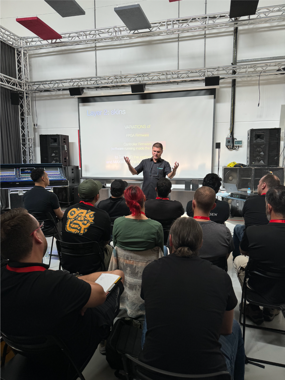 DirectOut seminar at 7HERTZ training room