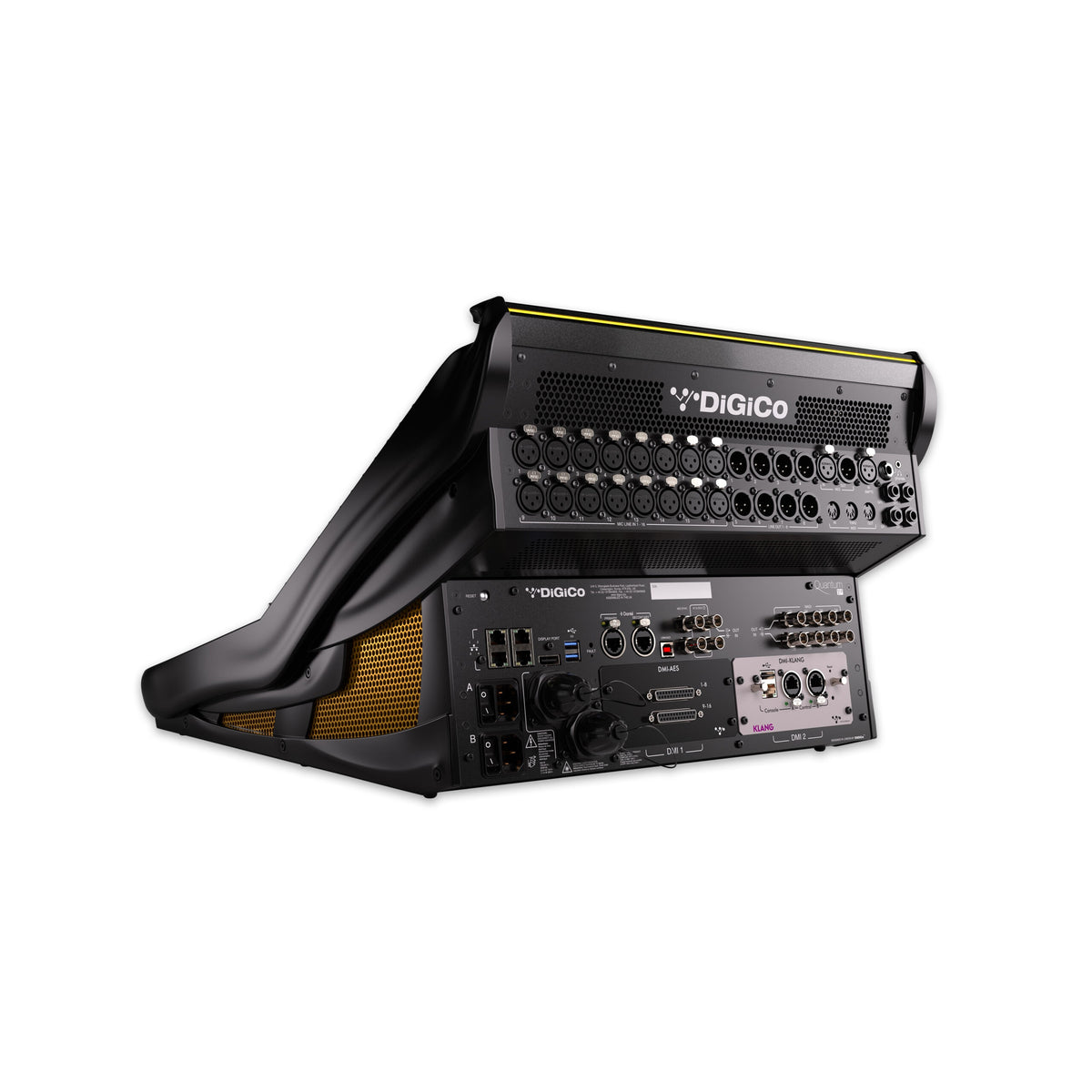 DiGiCo Quantum 112 compact digital mixing console, alternate angle view
