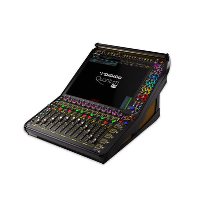 DiGiCo Quantum 112 digital mixing console, front view of control surface