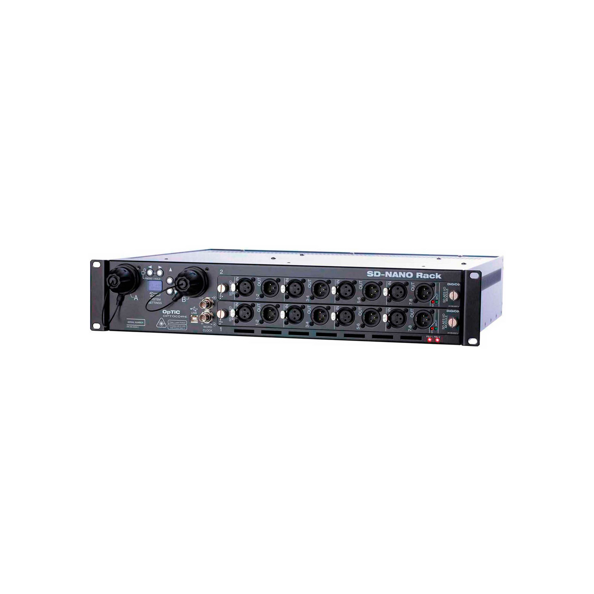 DiGiCo SD-Nano Rack ultra-compact 2U stage I/O rack, photo 2