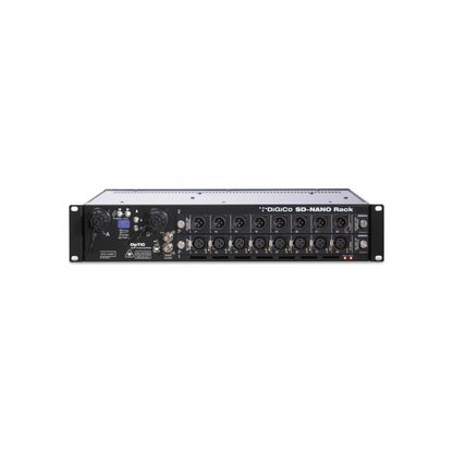 DiGiCo SD-Nano Rack ultra-compact 2U stage I/O rack, main view