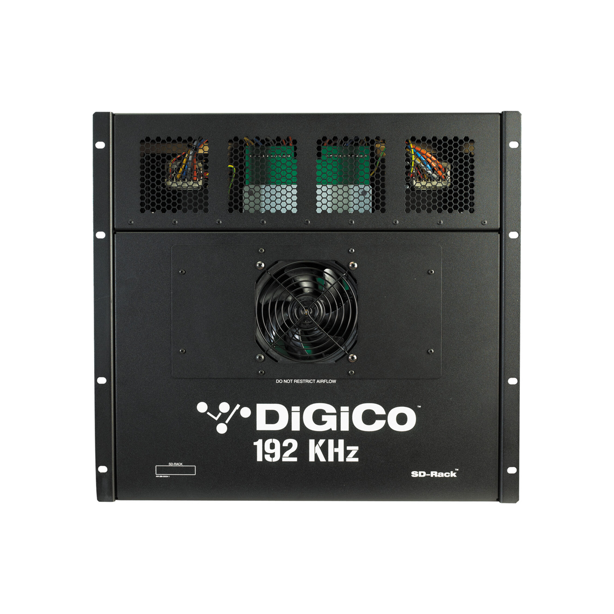 DiGiCo SD-Rack 14-slot stage I/O rack, front view