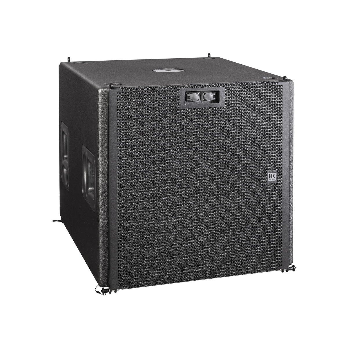 HK Audio COSMO C SUB CF 118 flyable 18 inch subwoofer, angled view 2