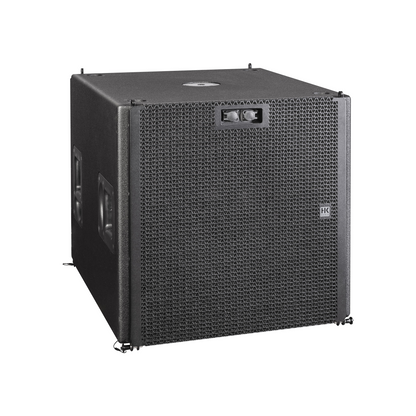 HK Audio COSMO C SUB CF 118 flyable 18 inch subwoofer, angled view 2
