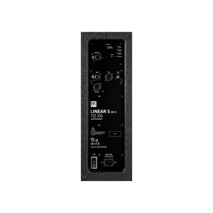 HK Audio LINEAR 5 MK2 112 XA active 12 inch multifunction speaker, rear connection panel